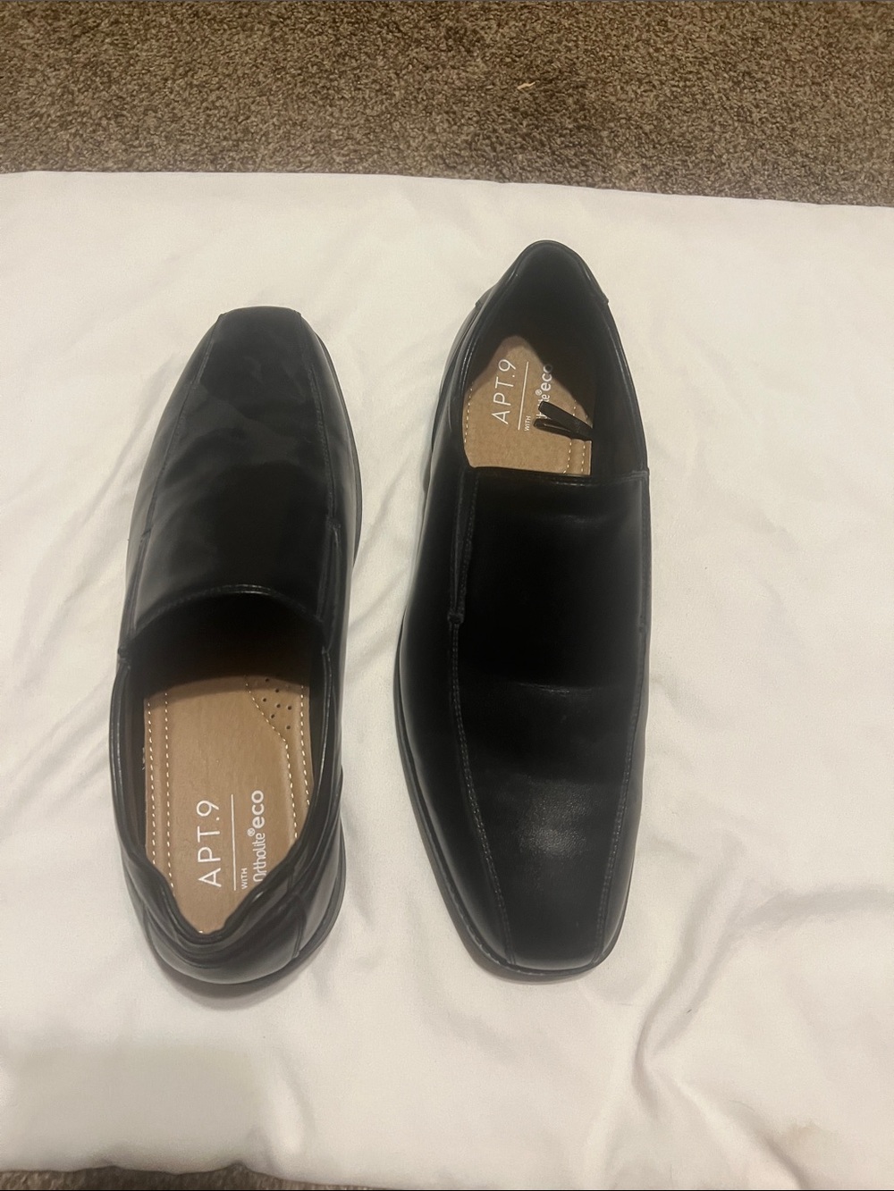Apt. 9 ortholite eco slip on black loafer. Size 10 wide